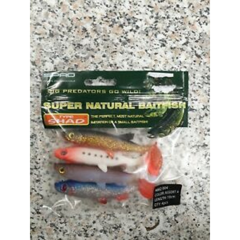 Приманка силиконовая SPRO SUPER NATURAL SHAD 10cm (4шт) Приманка силиконовая SPRO SUPER NATURAL SHAD 10cm (4шт)